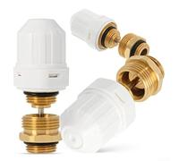 Noyau de vanne de collecteur, M30 x 1,5 1/2 DN15, régulation du distributeur d'eau pour chauffage au sol, aiguille de retour automatique à ressort, construction en plastique laiton, réglage efficace
