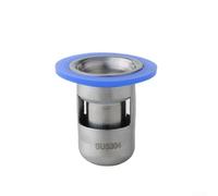 Noyau de vidange de sol en acier inoxydable 304 conçu pour les systèmes de vidange de salle de bain avec joint d'eau profond pour limiter et inverser l'eau (grand)