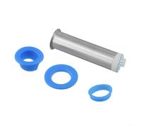 Noyau de vidange de sol en acier inoxydable - Tube d'extension anti-odeur pour salle de bain, cuisine, évier, douche, baignoire - Drainage rapide - 6 à 40 cm - Argent (11 cm)