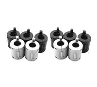 Noyau Ferrite Clip 7mm Réducteur pour bruit Câble Noyau Ferrite(GRAY) | Réduit les interférences électromagnétiques, améliore l'intégrité du signal, pour idéal pour câbles data