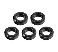 Noyau toroïdal, lot de 5, anneaux d'inductance en ferrite, poudre fer, idéal for l'alimentation (noir, 45,2 mm x 26,8 17 mm)