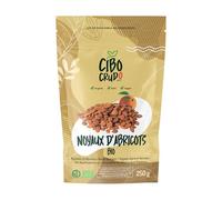 Noyaux D'Abricot Bio - 250g. - Noyau Amer Cru d'Abricots Sauvages Secs Contiennent Vitamine B17 et Amygdaline.