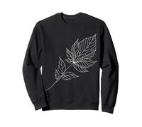 Noyer Cendré Ligne Art Botaniste Sweatshirt