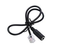 NOYGRNH Nouvel adaptateur téléphonique RJ9 vers jack 3,5 mm mâle/femelle, convertisseur P/Lug compatible avec les connecteurs for microphone, casque et écouteurs d'ordinateur.