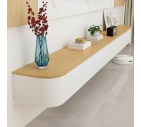 NOYHHAV Meuble TV Flottant avec 4 Espace de Stockage,Meuble TV Etagere Murale Chambre, Salon, Salle à Manger, Console multimédia Meubles 280CM|110" Bois Bicolore