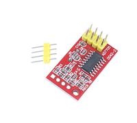 NOYITO AD7705 Dual 16 bits ADC Data Acquisition Module d'entrée Gain Programmable SPI Interface TM7705