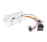 NOYITO Contrôleur de vitesse du moteur PWM 10 A DC 9 V-60 V 12 V 24 V 36 V 48 V Troisième marche avant marche arrière (10 A troisième vitesse)