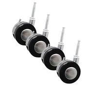 NOYORO 4 Roulettes Industrielles Pivotantes avec Frein Heavy Duty Roulette Nylon pour Meubles Capacité De Charge 100 LB