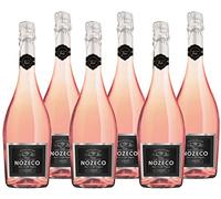 Nozeco Rosé - Effervescent Rosé sans Alcool à Base de Vin Désalcoolisé - Vegan (6 x 0.75 l)
