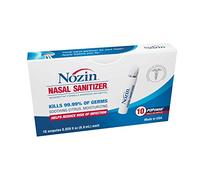 Nozin Nasal Sanitizer Antiseptique Popswab Ampule Lot de 10 ct