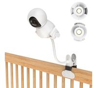 NozlaID Support Camera Bebe, Support Flexible Babyphone Universel pour GHB/HelloBaby/Vtech/ieGeek/Philips Majorité Caméra Bébé, Connexion à Vis 1/4 Support Babyphone (Support à Clip)