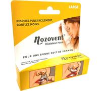 Nozovent Stop Ronflement - 2 Orthèses L Dilatateur Nasal Anti Ronflement Arrête Les Ronflements Du Nez L Améliore La Respiration L Contre La Congestion Nasale & L'apnée Du Sommeil (Large).[G153]