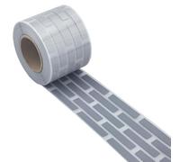 NOZUONO Autocollant réfléchissant haute visibilité en vinyle pour transfert thermique HTV pour vêtements MN-14 5,1 cm x 9,1 m