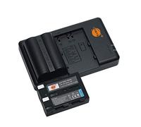 NP-400 Lot de 2 batteries de rechange rechargeables et double chargeur compatible avec Pentax D-LI50, K10D GP K10D Grand Prix K20D Konica Minolta NP 400 a Sweet Digital a-5 Dimage A1 A2 Dynax 7D, etc