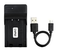 NP-60 USB Chargeur pour Casio Exilim EX-S12, EX-Z25, EX-Z29, Zoom EX-Z20, EX-Z19, EX-Z21, EX-Z22, EX-Z80, EX-Z85, EX-Z9, EX-Z90 Caméra et Plus