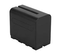 NP - Batterie Lithium-ION Rechargeable F960/F970, Batterie de Lampe vidéo Haute capacité 6600 mAh, Alimentation Longue durée pour Moniteur avec Contacts en cuivre Pur, Haute