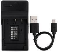 NP-BG1 USB Chargeur pour Sony Cyber-Shot DSC-H50 DSC-H55 DSC-H70 DSC-H90 DSC-HX30V DSC-HX5V DSC-HX7V DSC-HX9V DSC-W150 DSC-W290 DSC-W230 DSC-W220 DSC-W200 DSC-W300 DSC-W50 Caméra et Plus