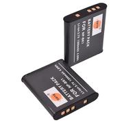 NP-BK1 DSTE Lot de 2 batteries de rechange compatibles avec Sony Bloggie MHS-CM5 MHS-PM5 DSC-S750 DSC-S780 DSC-S850 DSC-S950 DSC-S980 DSC-W180 DSC-W190 DSC-W370 Webbie MHS-PMHS-PMHS-PMHS-P Caméra M1
