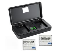 NP-BK1/FK1 (1000mAh) Chargeur de batterie (y compris batteries de remorquage) compatible avec DSC W190, W180, W370, S750, S780, S950, S980, appareils photo