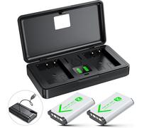 NP-BX1 (1240mAh) Chargeur de batterie (y compris batteries de remorquage) compatible avec Sony RX100M1/M2/M3/M4/M5/M6/M7 DSC-HX350 HX400 HX90 HX60 HX300 HX50 RX1 RXTR RX1R2 WX300 WX3555 0