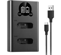NP-BX1 Battery Charger with LCD Dual Charger Type C Port Compatible with Sony ZV-1,DSC-RX100M II,DSC-RX100 III,DSC-RX100 IV,DSC-RX100 V/VII,DSC-RX100,DSC-RX100 II Camera