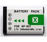 NP-BX1, NPBX1 High Power Plus+ 1240mAh Replacement Lithium Li-on Digital Camera Battery for Sony RX1