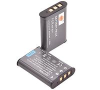 NP-BY1 DSTE Lot de 2 Batteries de Rechange compatibles avec Sony HDR-AZ1 HDR-AZ1VR HDR-AZ1VB HDR-AZ1VW Action Cam Mini