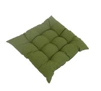 NP CRÉATION-Assise de fauteuil matelassée verte Cap mousse - 46 x 46 x 9 cm