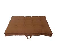 NP CRÉATION-Coussin d'assise pour palette uni Terre - 118 x 80 x 15 cm