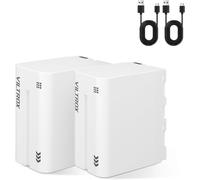 Np-F970 Batterie 2 Pack Batteries De Rechange 6600mah Pour F970 F960 F950 F770 F750 F570 F550 F330 Batterie Rechargeable Compatible Avec Moniteur De Caméra/Lampe Vidéo Led Godox Ne[Gopro2938]