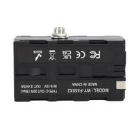 NP F970 F750 F570 F550 Adaptateur d'alimentation du coupleur de Batterie factice DC avec Interface CC pour Le Moniteur de la caméra DCRVX2100 ATOMOS V