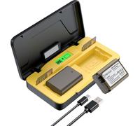 NP-FW50 20W Kit Chargeur Rapide Double Batterie (2 x 1800 mAh),Compatible avec Sony Alpha ZV-E10,A6000,A6500,A6300,A6400,A5000,A5100,A55,A7,A7II,A7RII,A7SII,A7S,A7R,A7R2,RX10