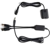 Np-Fw50 Batterie Dummy Coupleur, Ac-Pw20 Kit D'Alimentation Double Usb Pour Sony Série Nex-3, Série Nex-5N / 5R / 5C / 5T, Série Nex-6, Série Nex-7, A5000, A6300, A6000, A33, Dsc-R[ChargeurUsb157]