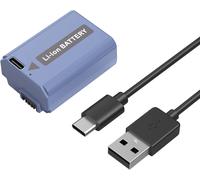 NP-FW50 Batterie pour Sony A7S II/A7R II/ZV-E10, 1030mAh USB-C Charge Rapide Batterie de Camera Rechargeable pour Sony A7, A7S, A7R, A6400, A6500, A6300, A5000, A5100, A6000, RX10-4330