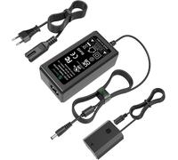 NP-FZ100 A7III A7IV Power Adapter Kit for Sony Cameras A7 III, A7 IV, A7S III, A7R III, A7R IV, A7R V, A7C, A1, A9, A9 II, A6600, A6700, FX3, FX30, ZV-E1, ZV-E10 II
