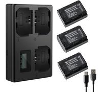 Np-Fz100 Batterie Et Chargeur À Trois Slot, Np-Fz100 Batterie Chargeur Avec Écran Lcd, Pour Sony A7Iii, A7Iv, A7C, Fx3, Fx30, A9, A6600, A6700, Zv-E1, Zv-E10Ii, Alpha 9, A9S, A7R Iii, A7R Iv[Z1130]