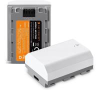 NP-FZ100 Batterie pour Appareil Photo, 2600mAh Grande Capacité avec Connecteur de Charge Directe de Type C Compatible avec Sony A9 A7III A7RIII A7RIV A6600 ZV-E1 FX3, FX30 (2 Batteries)
