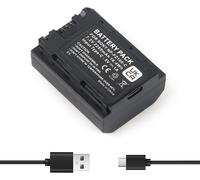 NP-FZ100 Batterie rechargeable pour appareil photo,2280 Amh,avec port de charge de type C,compatible avec Sony A1,A9,A9 II,A7C,A7R V,A7S III,A7 IV,A6600