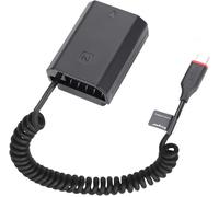 NP-FZ100 Dummy Batterie Décodeur Batterie Rechange NP-FZ100 avec câble Adaptateur d'alimentation à Ressort de Type C pour appareils Photo Sony Alpha A6600 A7C A7III A7SIII A7RIII A7RIV A9 A9R A9S