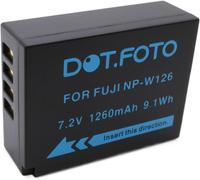 NP-W126, NP-W126s Premium 7.2v / 1260mAh Batterie Rechargeable pour Fujifilm