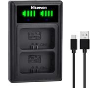 NP-W235 Chargeur de Batterie LED Double Chargeur pour Appareil Photo Fuji XT4, X-T4, Fujifilm GFX 100S, GFX 50S II, Remplacement pour Fujifilm BC-W235 Dual Battery Charger