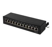 [NP0017] LogiLink Professional Panneau de brassage de bureau Cat.6, blindé, Noir