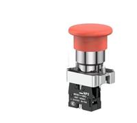 NP2 Flat Button Mushroom Head Button Switch Xb2 Knob Starts Emergency Stop Ba31 Self Reset Self-locking Button With Light MQXFCZUX(NP2-BC42)