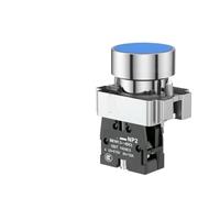 NP2 Flat Button Mushroom Head Button Switch Xb2 Knob Starts Emergency Stop Ba31 Self Reset Self-locking Button With Light EKFBQBGW(NP2-BA61)