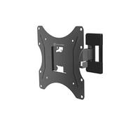 NP24 Noir, Support mural inclinable et pivotant, pour écrans de 22 à 42, 30 kg max