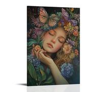 NPEJLCIGH Believe in The Beauty of Now Décoration murale moderne à suspendre - Impression murale artistique 20 x 30 cm