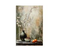 NPEJLCIGH Peinture artistique zen nature morte pour salles spirituelles et relaxantes - Décoration murale moderne à suspendre - 40 x 60 cm