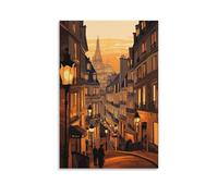 NPEJLCIGH Poster de ville - Paris - Élégance dans chaque coin - Décoration murale moderne à suspendre - Impression artistique 20 x 30 cm