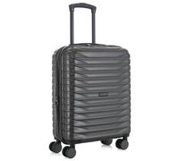 NPLE Krypton Trolley S Extensible Bagage à Main 55 x 40 x 20 cm avec TSA, fermeture éclair extensible 5 cm 35/41 L, super léger 2,4 kg, Gris foncé, Bagaglio a mano 55x40x20cm, Krypton
