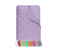 npluseins Couette légère en microfibre - Certifié Öko-Tex Standard 100 - Dimensions : env. 135 x 200 cm - Lilas